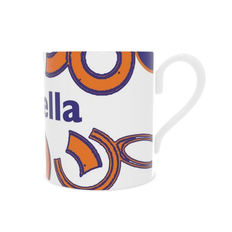 Eronie - Bone China Orange Mug - Daniella