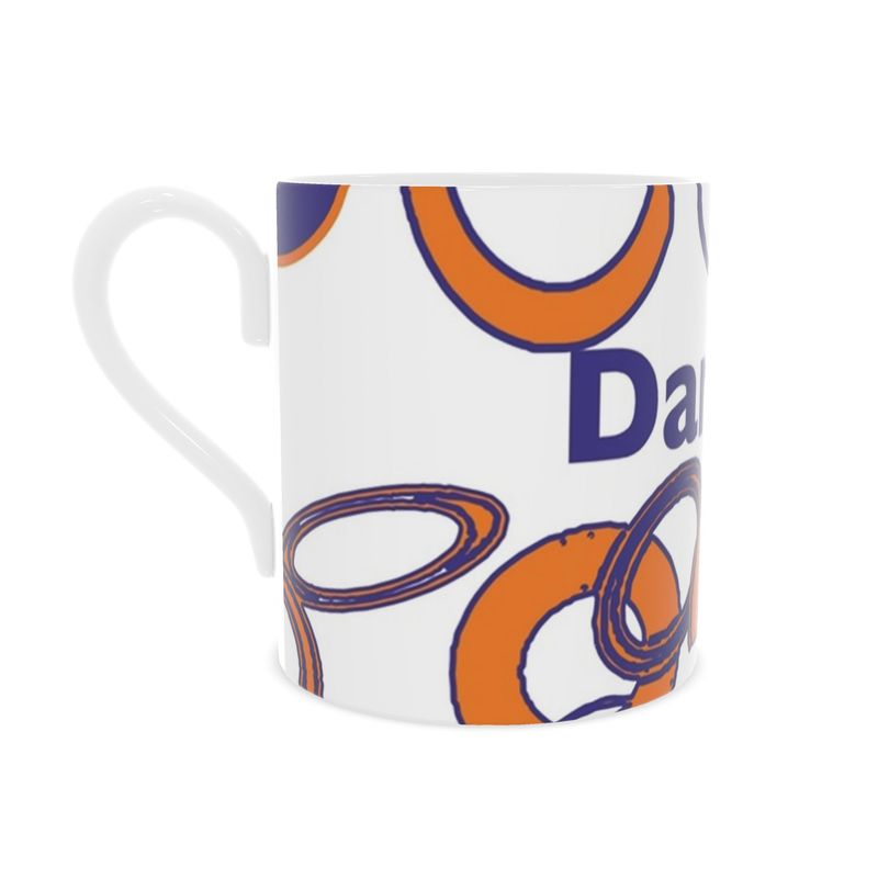 Eronie - Bone China Orange Mug - Daniella