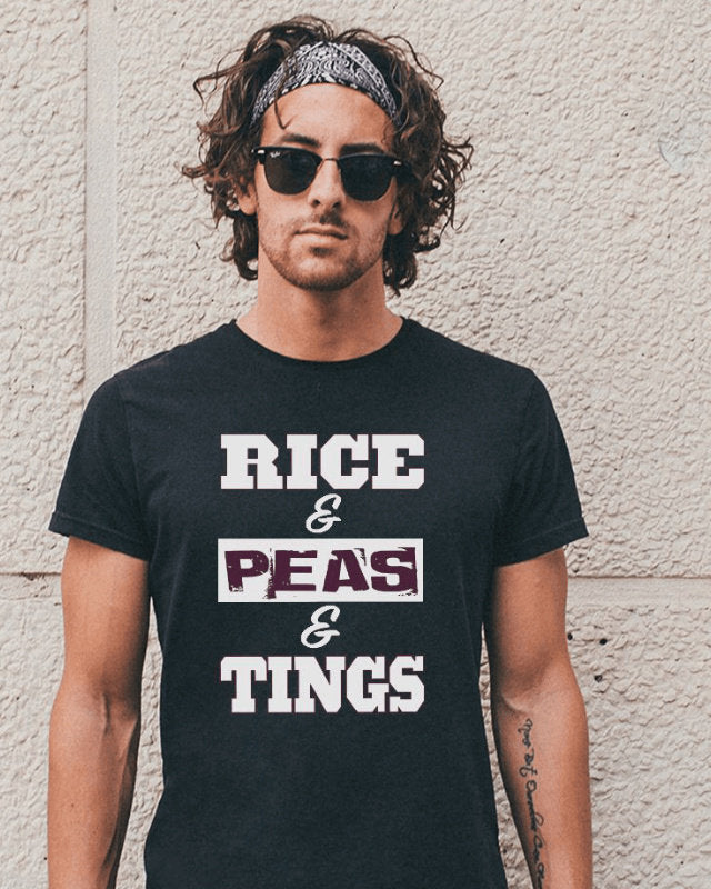 Men’s t-shirt - Rice & Peas & Tings